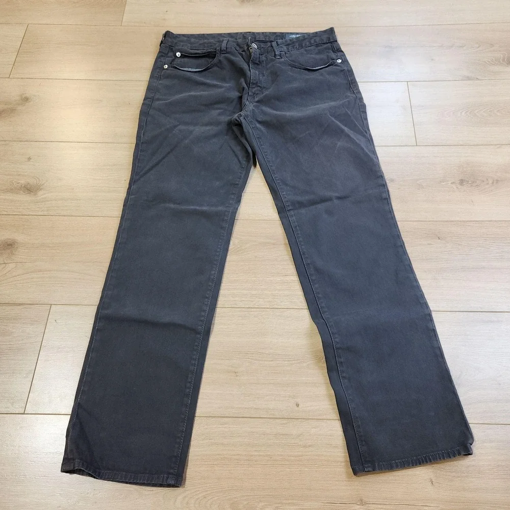 Bonobos Jeans Mens 34x32 Gray Straight Denim Stretch Casual USA Made